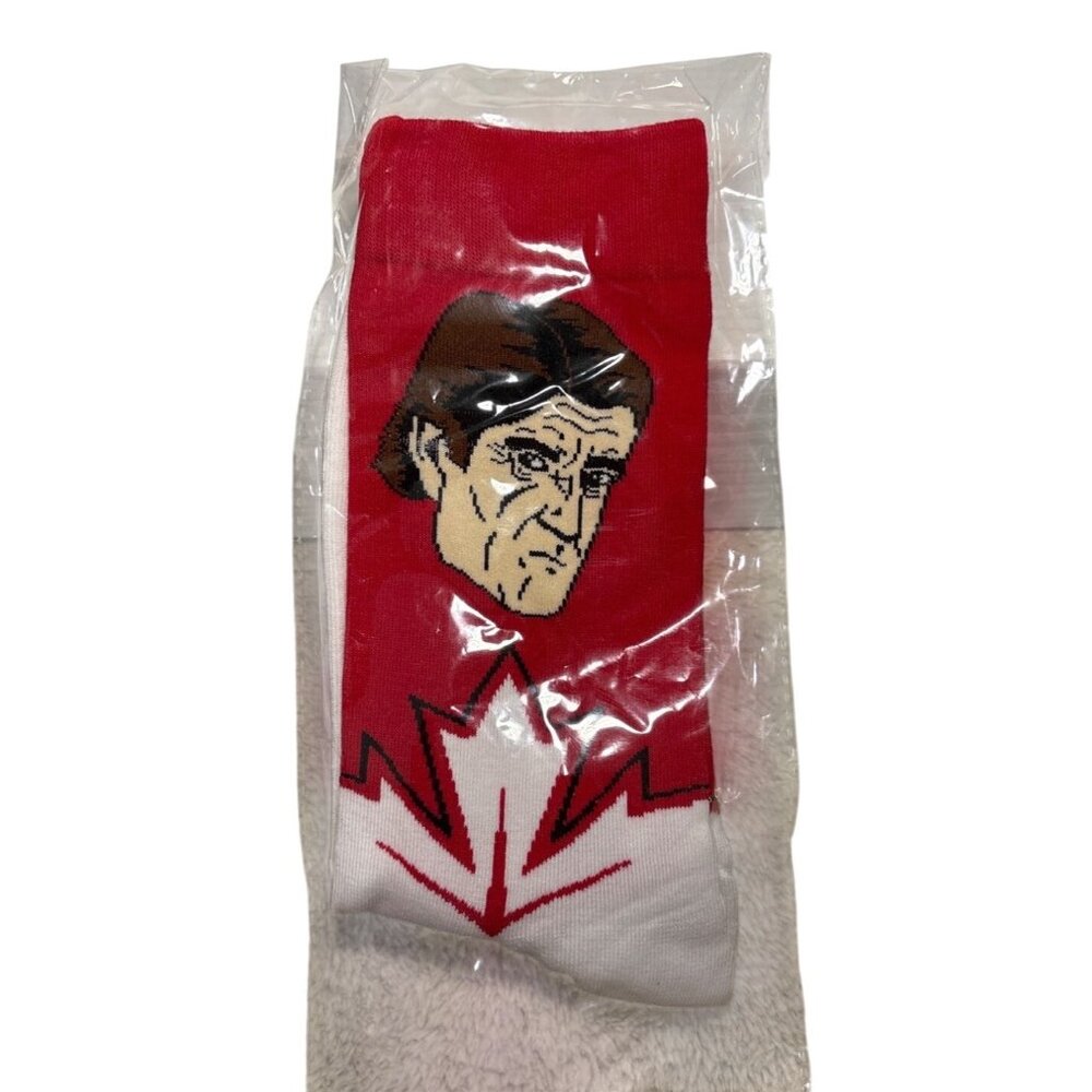 Coors Light Socks Mike Babcock 2016 Team Canada World Cup Red & White NEW